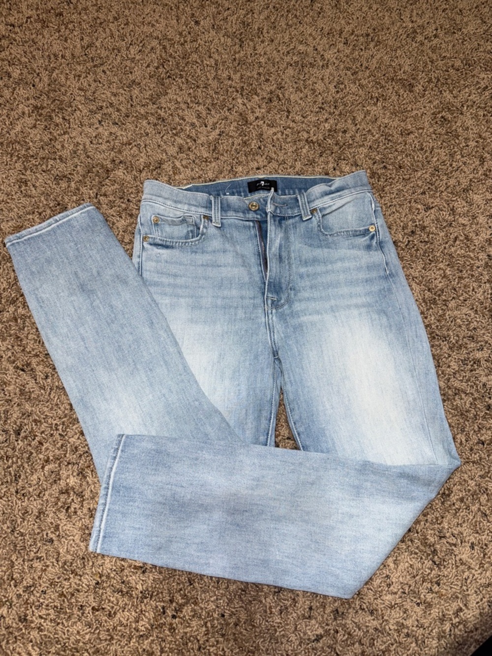 7 for all mankind Light Wash Men’s Jeans - Classic Slim Fit